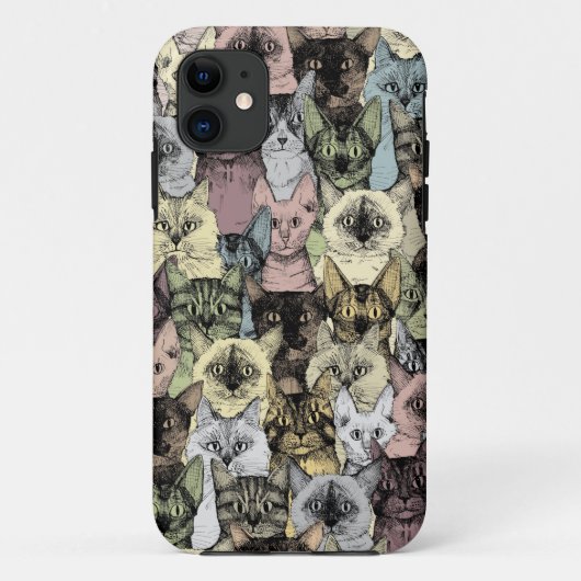 alleen katretro Case-Mate iPhone case (Achterkant)