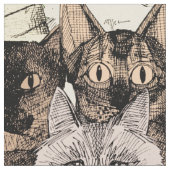 alleen katretro stof (Close Up)