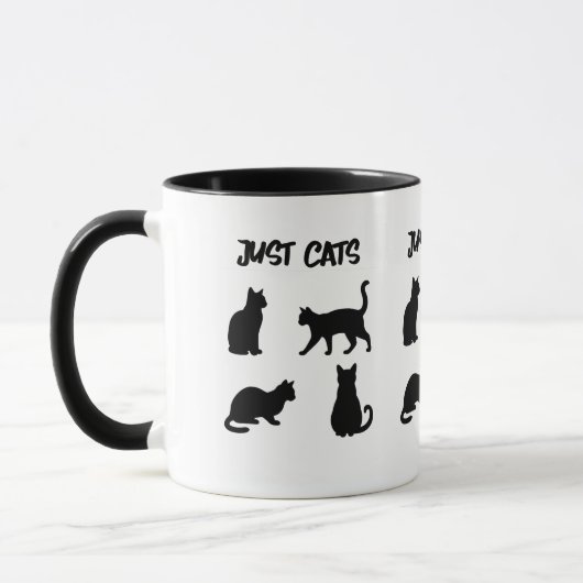Alleen Katten – Alleen voor Kattenliefhebbers! Mok (Links)