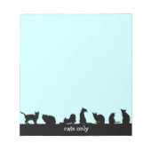 alleen katten notitieblok (Voorkant)
