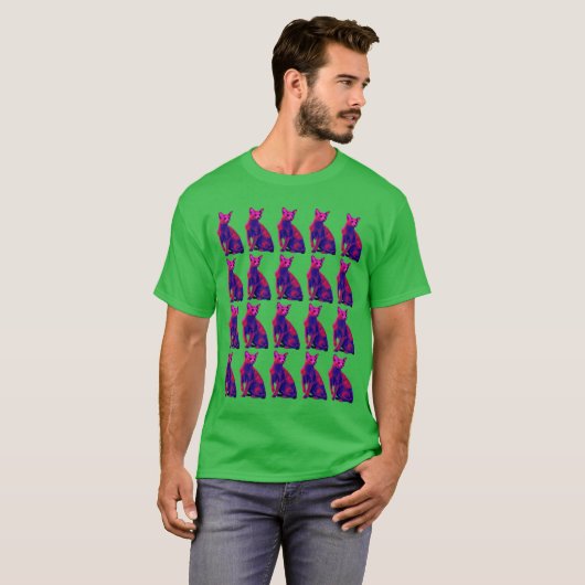alleen katten t-shirt (Voorkant volledig)