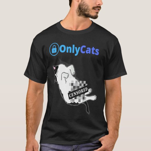 ALLEEN KATTEN T-SHIRT (Voorkant)