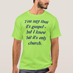 Alleen kerk t-shirt