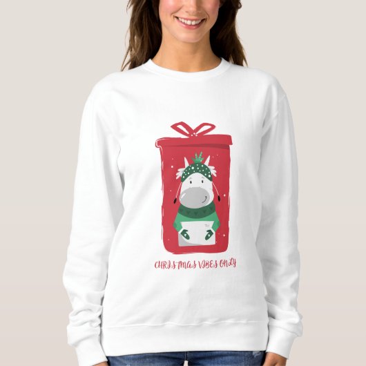 Alleen kerstvibes trui (Voorkant)