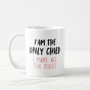 Alleen Kind – Ik Maak Alle Regels Custom Koffiemok