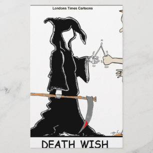 Alleen kippen vrezen de lul. briefpapier