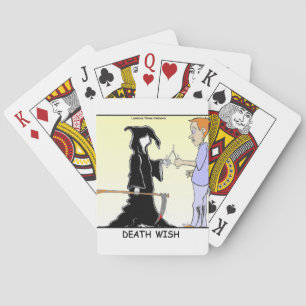 Alleen kippen vrezen de Oogster Grappig Pokerkaarten