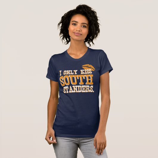 Alleen Kiss South Standers T-shirt (Voorkant volledig)