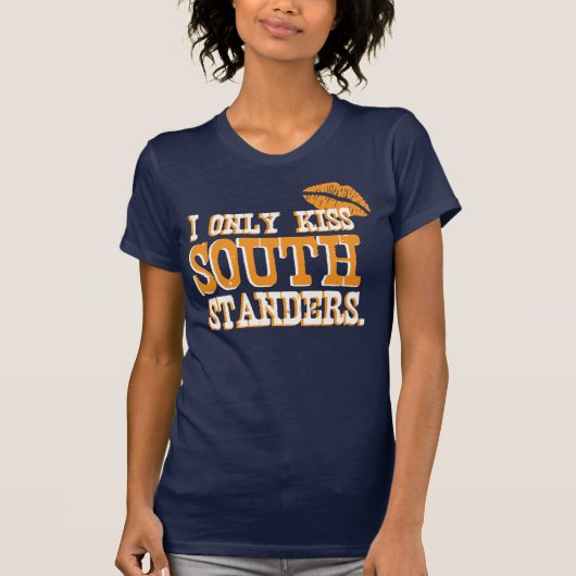 Alleen Kiss South Standers T-shirt (Voorkant)