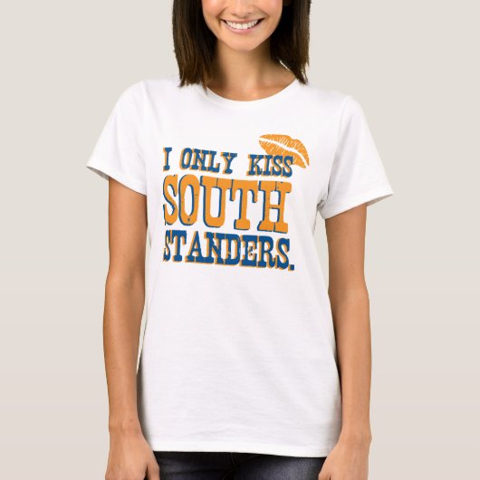 Alleen Kiss South Standers T-shirt (Voorkant)
