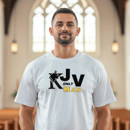 Alleen KJV-man - Gekroonde Leeuw T-shirt