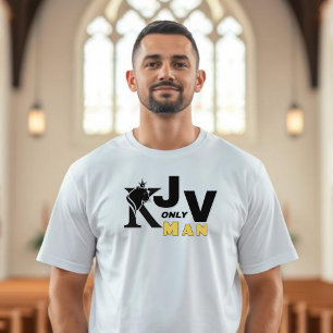 Alleen KJV-man - Gekroonde Leeuw T-shirt