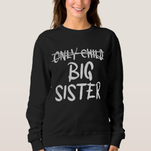 Alleen kleine zuster Sibling onthullen aankondigin Trui