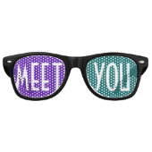 Alleen kleur achtergrond - paarse benzine + uw ide retro zonnebril (Voorkant)