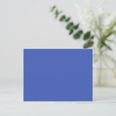 ALLEEN KLEUR - blauw Briefkaart (Staand voorkant)