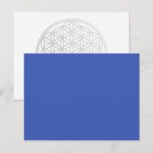 ALLEEN KLEUR - blauw Briefkaart (Voorkant / Achterkant)