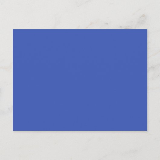 ALLEEN KLEUR - blauw Briefkaart (Voorkant)