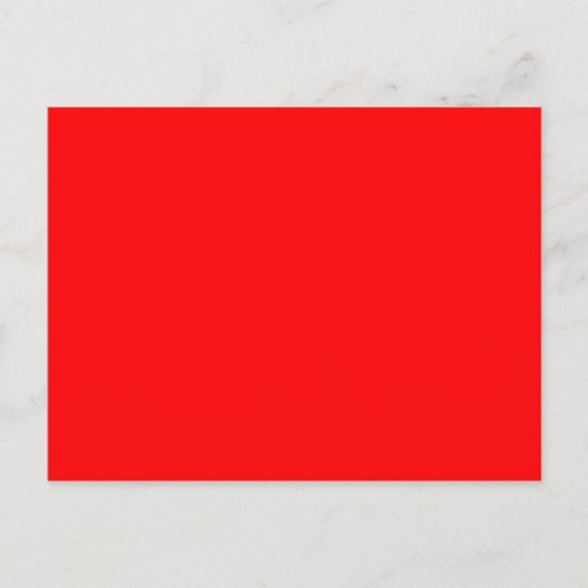 ALLEEN KLEUR - brandrood Briefkaart (Voorkant)