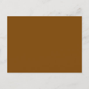 ALLEEN KLEUR - bruin Briefkaart