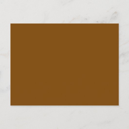 ALLEEN KLEUR - bruin Briefkaart (Voorkant)