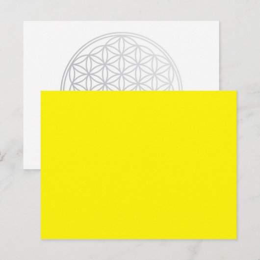 ALLEEN KLEUR - citroen Briefkaart (Voorkant / Achterkant)