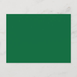 ALLEEN KLEUR - donkergroen Briefkaart