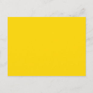 ALLEEN KLEUR - geel Briefkaart