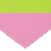 ALLEEN KLEUR groen geel patroon + uw rug. Tafelkleed (Gekanteld)