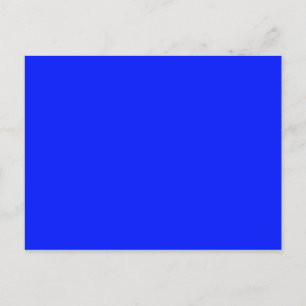 ALLEEN KLEUR - koninklijk blauw Briefkaart