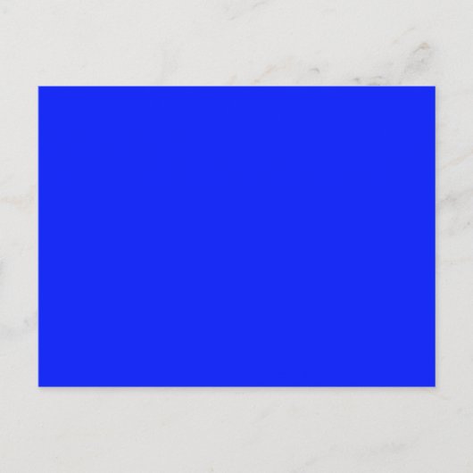 ALLEEN KLEUR - koninklijk blauw Briefkaart (Voorkant)