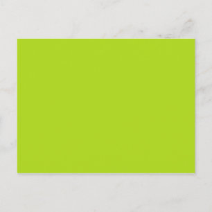 ALLEEN KLEUR - licht groen Briefkaart