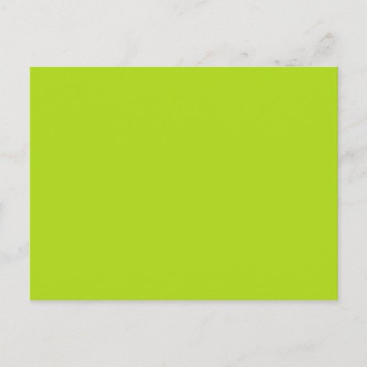 ALLEEN KLEUR - licht groen Briefkaart (Voorkant)