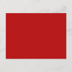 ALLEEN KLEUR - rood Briefkaart