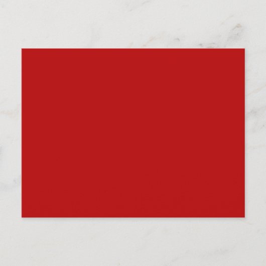 ALLEEN KLEUR - rood Briefkaart (Voorkant)