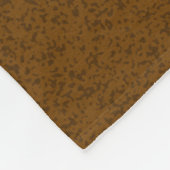 Alleen Kleurachtergrond - bruin beige + uw ideeën Fleece Deken (Hoek)