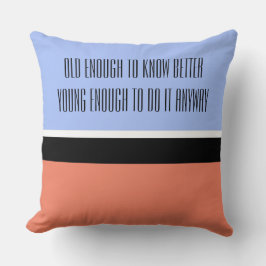 Alleen Kleurachtergrond - lichtblauw + uw ideeën Kussen