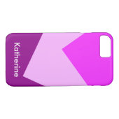 Alleen Kleurachtergrond - roze magenta + uw ideeën Case-Mate iPhone Case (Achterkant (Horizontaal))