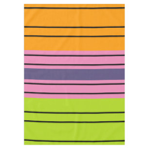 ALLEEN KLEUREN oranje groen patroon + uw achtergro Tafelkleed