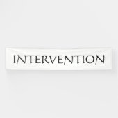 Alleen kleurenwit en woorden + uw ideeën spandoek (Horizontaal)