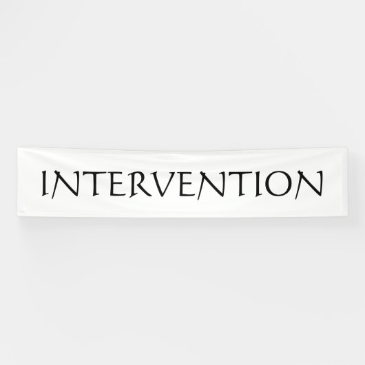 Alleen kleurenwit en woorden + uw ideeën spandoek (Horizontaal)