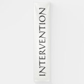 Alleen kleurenwit en woorden + uw ideeën spandoek (Verticaal)