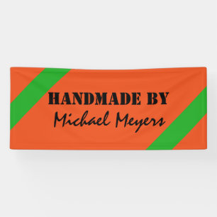 Alleen kleurgras, groen en woorden + uw ideeën spandoek