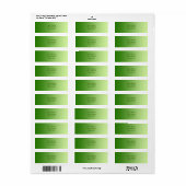 ALLEEN KLEURKLEUREN - groen Etiket (Full Sheet)