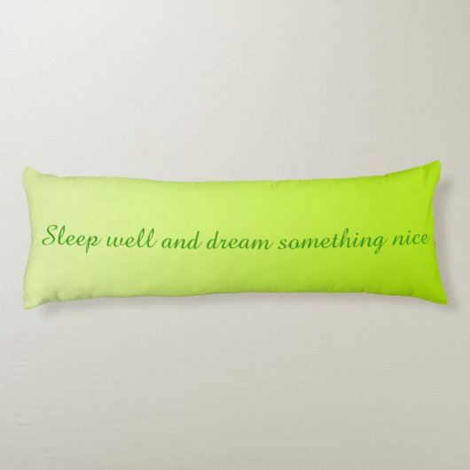 ALLEEN KLEURKLEUREN - lente + jouw tekst Lichaamskussen (Achterkant)