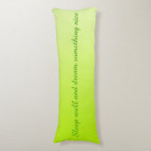 ALLEEN KLEURKLEUREN - lente + jouw tekst Lichaamskussen (Voorkant Verticaal)