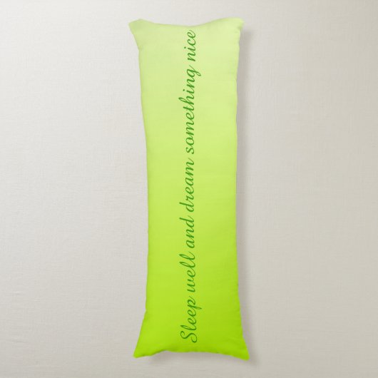 ALLEEN KLEURKLEUREN - lente + jouw tekst Lichaamskussen (Voorkant Verticaal)