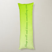 ALLEEN KLEURKLEUREN - lente + jouw tekst Lichaamskussen (Achterkant (Verticaal))