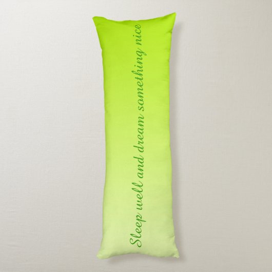 ALLEEN KLEURKLEUREN - lente + jouw tekst Lichaamskussen (Achterkant (Verticaal))