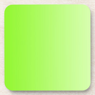 ALLEEN KLEURKLEUREN - neongroen Onderzetter