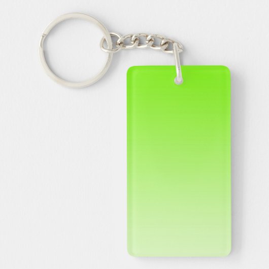 ALLEEN KLEURKLEUREN - neongroen Sleutelhanger (Voorkant)